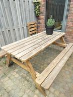 Picknicktafel zo goed als nieuw, Ophalen of Verzenden, Zo goed als nieuw, Rechthoekig, Hout