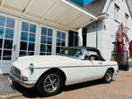 Mooie originele MGB Roadster - Old English White met Cognac, Auto's, Oldtimers, Cabriolet, Particulier, MG, Te koop