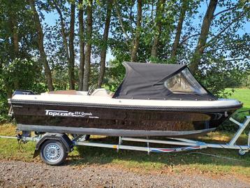 Sloep Topcraft 484 15 pk Tohatsu met powertrim beschikbaar voor biedingen