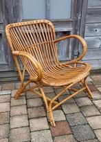 Vintage, rotan stoel, Rohé/TRIO Noordwolde, jaren 50, Ophalen, Gebruikt, Overige kleuren, Riet of Rotan