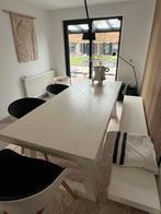 Wehkamp bronx Eettafel&Bank 220cm excl. stoelen, Ophalen, 200 cm of meer, 50 tot 100 cm, Zo goed als nieuw