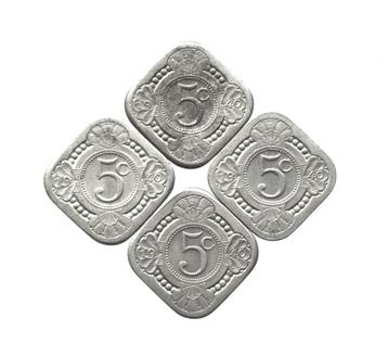 Nederland lot met 4 x 5 cent 1940 beschikbaar voor biedingen