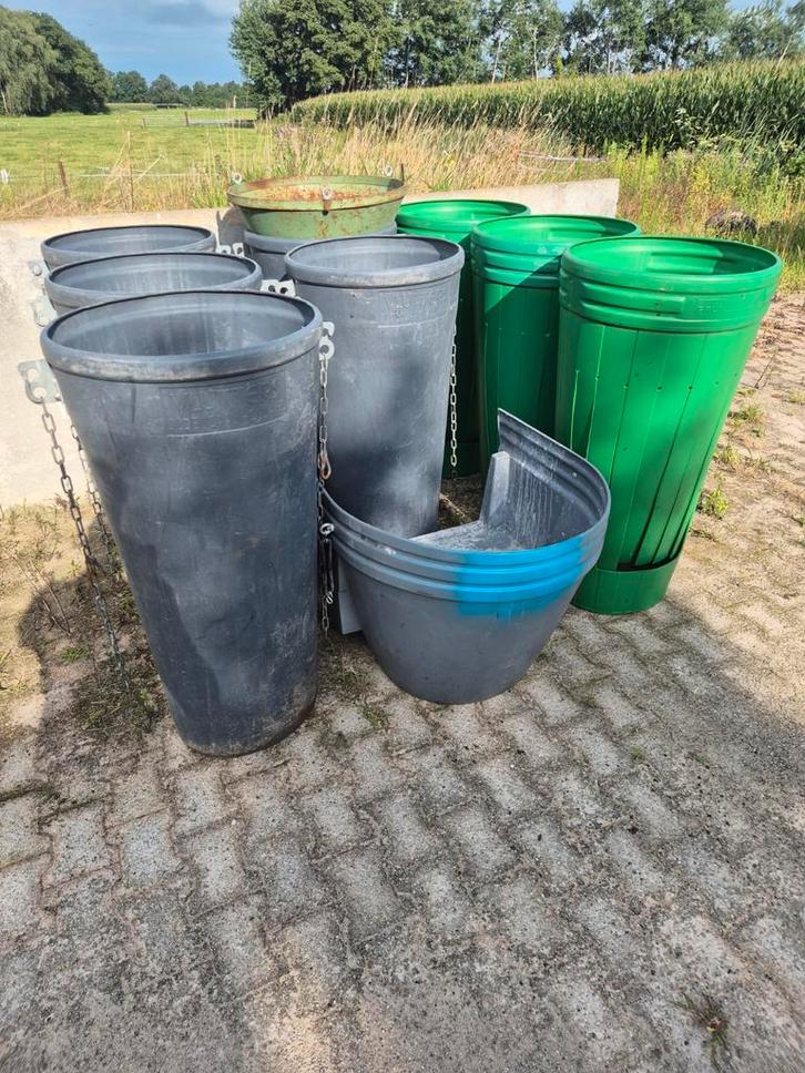 Set stortkoker / stortbuis / stortslurf met toebehoren, Doe-het-zelf en Verbouw, Buizen en Afvoer, Gebruikt, Overige typen, Overige materialen