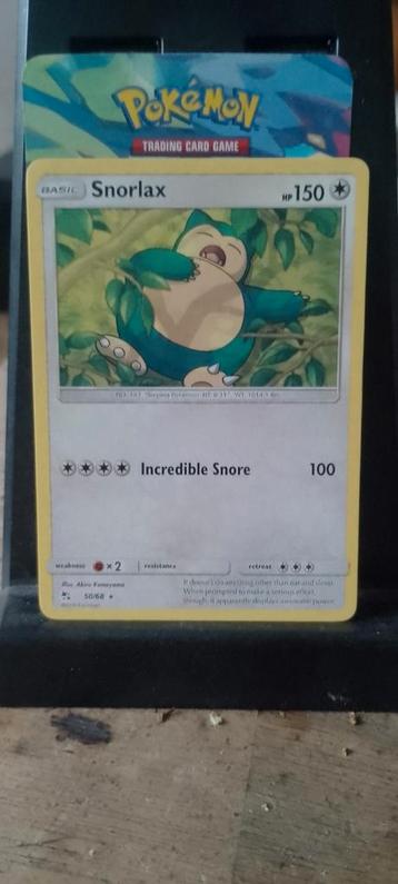 Snorlax hidden fates  beschikbaar voor biedingen