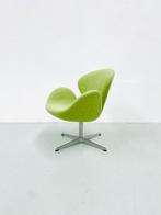 Swan Chair  in Green Wool by Arne Jacobsen for Fritz Hansen., Huis en Inrichting, Verzenden, Overige kleuren, Eén