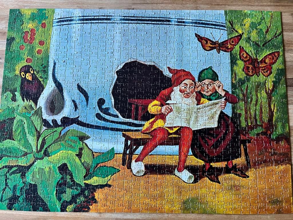 Puzzel Piggelmee 1000 stukjes, Ophalen of Verzenden, 500 t/m 1500 stukjes, Gebruikt, Legpuzzel