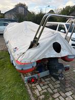 RIB rubberboot met 60 Pk mercury 2takt, Watersport en Boten, Ophalen, Overige materialen, Gebruikt, 50 pk of meer