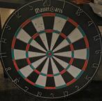Master arts dartbord deluxe 45 cm, Ophalen of Verzenden, Zo goed als nieuw, Dartbord met pijlen