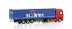 St vd Brink DAF XG+ met huifoplegger 1:50, St vd Brink, St vd Brink, Nieuw, Ophalen of Verzenden