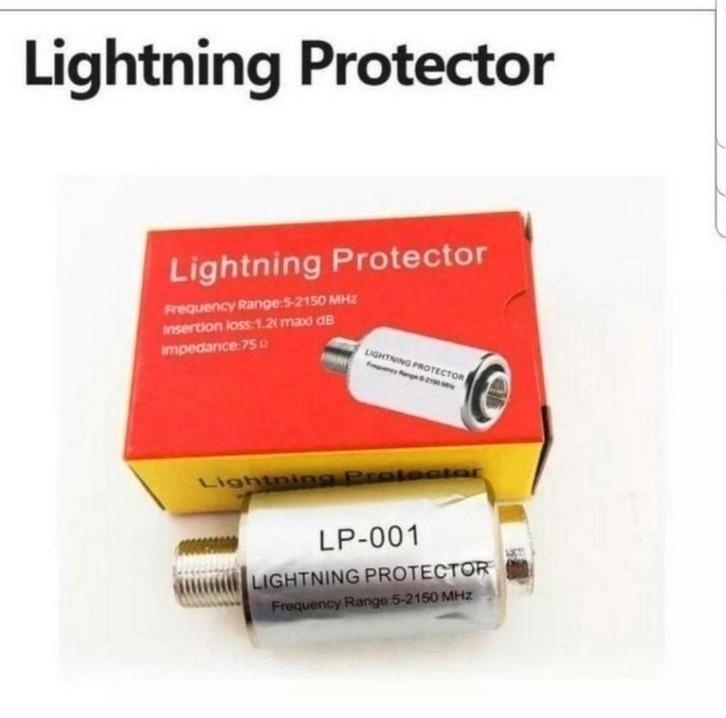 bliksembeveiliging satelliet per stuk €8,95 voor schotel, Audio, Tv en Foto, Schotelantennes, Nieuw, (Schotel)antenne-accessoires