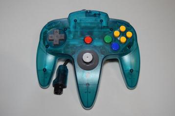 Nintendo 64 (N64): Originele Clear Blue Controller  beschikbaar voor biedingen