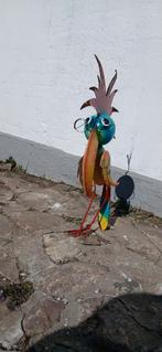 metalen rare vogel, Verzenden, Gebruikt, Metaal, Dierenbeeld