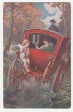 Cupido's.  Koetsen.  Illustrateurs.  Engeltjes., Verzenden, Voor 1920, Ongelopen, Overige thema's