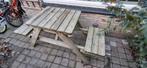 Picknicktafel - 2 persoons - grenenhout 60 cm breed, Tuin en Terras, Picknicktafels, Ophalen of Verzenden, Gebruikt, Rechthoekig