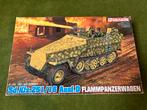 Dragon Sd.Kfz.251/16 Ausf.D Flammpanzerwagen 1:35, Overige merken, Tank, 1:32 tot 1:50, Nieuw