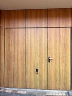 Hormann Garagedeur 230 bij 210 met loopdeur, Ophalen, Gebruikt, 120 cm of meer, Garagedeur