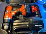 Black&Decker 12V Klopboormachine met 2 Accu's, Doe-het-zelf en Verbouw, Gereedschap | Boormachines, Gebruikt, Ophalen of Verzenden