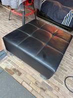 Zwart poef 100x100, Huis en Inrichting, Banken | Voetenbanken en Poefen, Ophalen of Verzenden, Zo goed als nieuw, Rond, Minder dan 50 cm