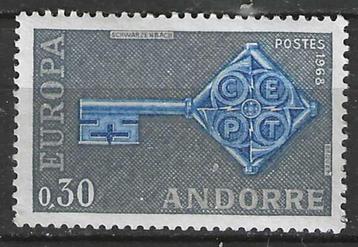 Andorra-Frans 1968 - Yvert 188 - Europazegel (PF) beschikbaar voor biedingen