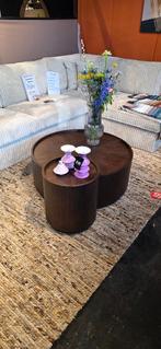 Salontafel Max – Walnootbruin | Showmodel! Extra voordeel!, Huis en Inrichting, Tafels | Salontafels, Ophalen, Overige materialen