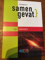 Samengevat Wiskunde B  - VWO  niet gebruikt, Ophalen, Zo goed als nieuw, VWO