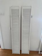 Houten Luiken - Wit. Louvre deurtjes, Doe-het-zelf en Verbouw, Deuren en Horren, Ophalen, Gebruikt, Minder dan 80 cm, Minder dan 200 cm