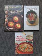 3 kookboeken Provence, oven en aardappelgerechten, Verzenden, Gelezen, Frankrijk