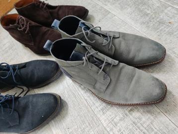 Heren Boots - 3 paar schoenen maat 41 beschikbaar voor biedingen