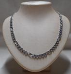 Zilveren figaro schakel ketting nr.016, Verzenden, Zo goed als nieuw, Zilver, Zilver