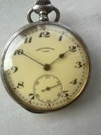 Chronometer  lier zakhorloge  zilver, Sieraden, Tassen en Uiterlijk, Horloges | Antiek, Ophalen of Verzenden, Zilver, Overige merken