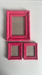Roze fotolijstjes, Audio, Tv en Foto, Fotografie | Fotolijsten, Ophalen of Verzenden, Zo goed als nieuw