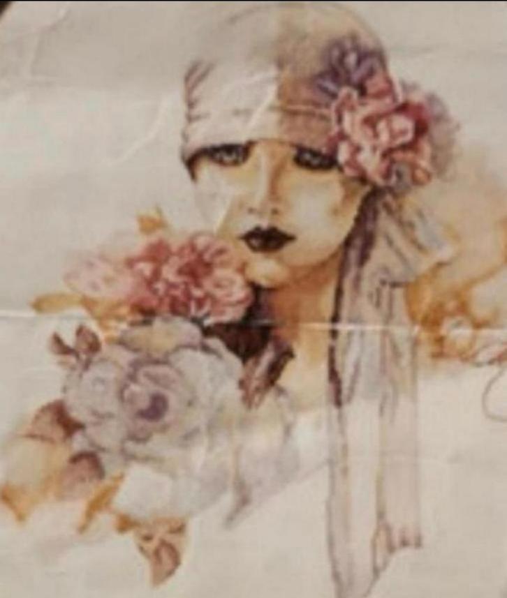 LANARTE BORDUURPAKKET THE BRIDE SARA MOON, Hobby en Vrije tijd, Borduren en Borduurmachines, Nieuw, Borduurpakket, Handborduren