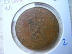2,5 Cent 1945 Nederlands Indie (nr 2), Postzegels en Munten, Munten | Nederland, Ophalen of Verzenden, Koningin Wilhelmina, Overige waardes