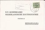 SNEEK 1940 Fa H. HENSTRA verzendt lege zoutzakken, Verzenden, 1920 tot 1940, Gelopen, Friesland