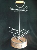 Vintage wijnrek hout/metaal, Overige materialen, Ophalen of Verzenden, Zo goed als nieuw, Minder dan 5 flessen