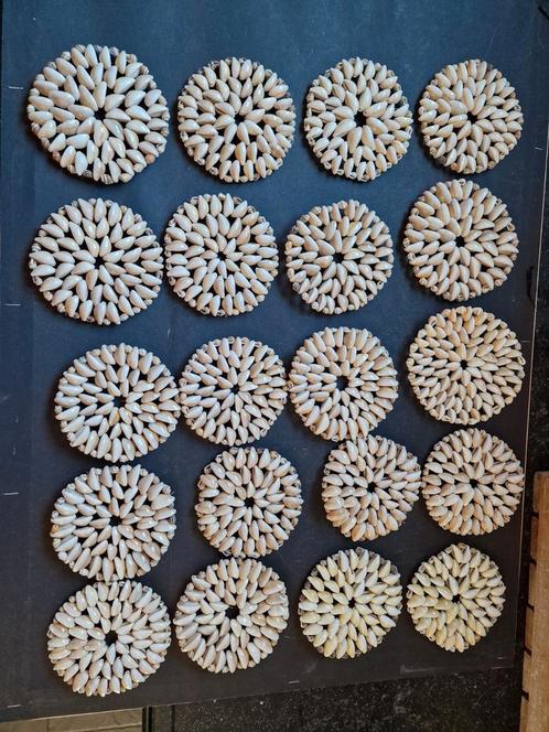 Leuke schelp onderzetters voor glas of kopje, Huis en Inrichting, Woonaccessoires | Onderzetters, Zo goed als nieuw, Glas of Kopje