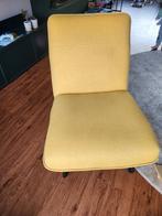 Zachte Lanterfant Stoel met Voetenbank - Goede Staat, Ophalen, 75 tot 100 cm, Zo goed als nieuw, Stof