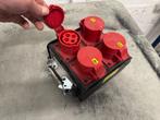 Motortakel Breakout-box harting 16p - 4 x 16a-4p, Ophalen, Gebruikt, Licht