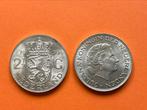 Mooie Zilveren Rijksdaalder 1959 Met meer dan 10 gram zilver, Zilver, 2½ gulden, Koningin Juliana, Verzenden