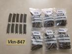 Vk-847  N Spoor Gebogen Rails 9122 Fleischmann LB, Gebruikt, Gelijkstroom, Fleischmann, Rails