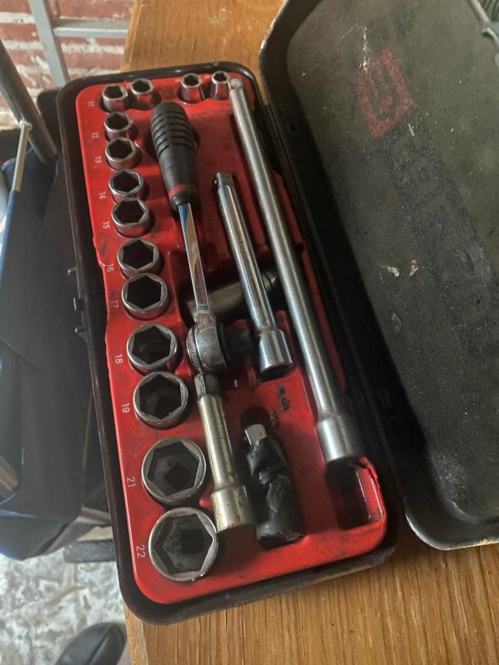 Facom dopsleutelset, Doe-het-zelf en Verbouw, Gereedschap | Handgereedschap, Gebruikt, Ophalen of Verzenden