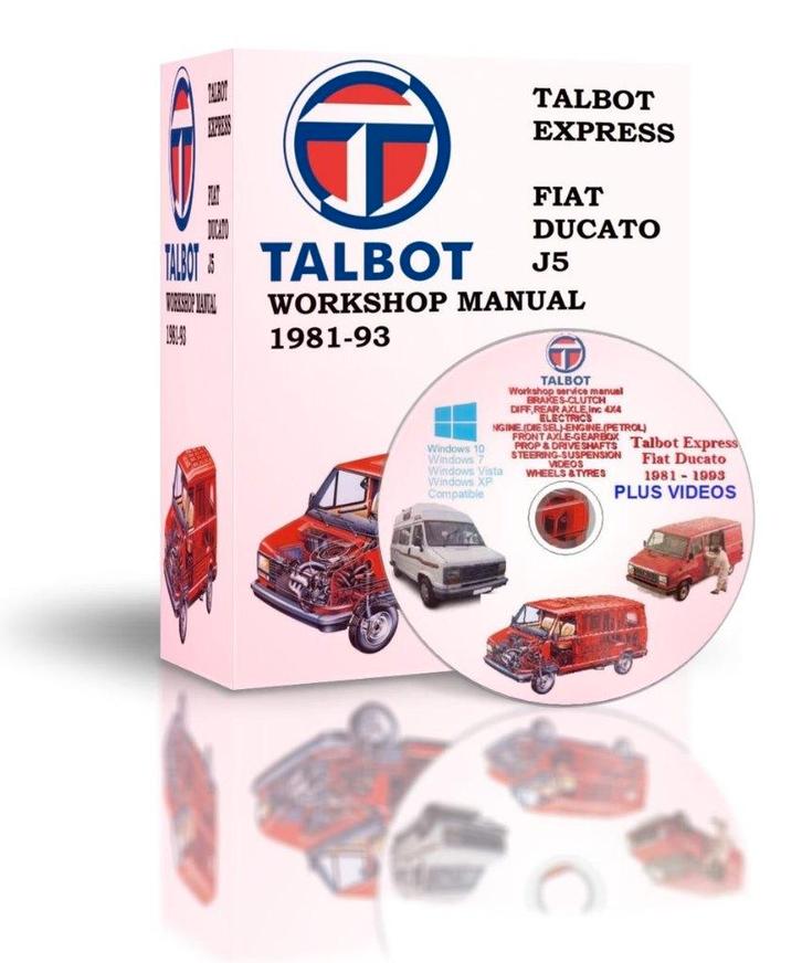 FIAT DUCATO / TALBOT EXPRESS FABRIEK CD MANUAL 1982 - 1994, Auto diversen, Handleidingen en Instructieboekjes, Verzenden