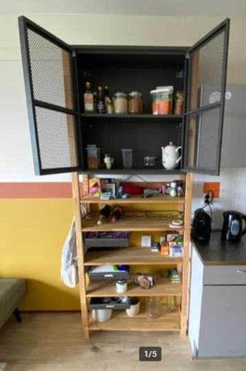 4 grenen stellingkasten:   WEDEKA, Ivar en Ikea - afbeelding 5