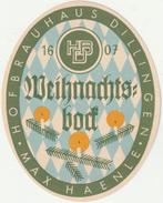 oud bieretiket Duitsland #242 : Brauhaus Dillingen, Verzenden, Zo goed als nieuw, Overige typen, Overige merken