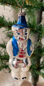 OUD ANTIEK GLAZEN KERSTBOOM KERSTBAL VERSIERING KABOUTER, Ophalen of Verzenden, Gebruikt