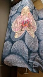 2 Dekbed overtrekken lotus meditatie stenen orchidee boeddha, Zo goed als nieuw, Twijfelaar, 200 cm, 140 cm