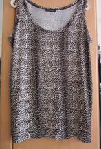 Lange top - Sempre bruin-zwart-wit - Maat xl, Verzenden, Maat 46/48 (XL) of groter, Nieuw, Zonder mouw