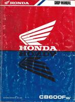 Honda CB600 F shop manual werkplaatsboek, Ophalen of Verzenden, Honda