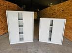 Setje van 2 roldeurkasten, Huis en Inrichting, Kasten | Roldeurkasten en Archiefkasten, Ophalen, Gebruikt, 25 tot 50 cm, 100 tot 150 cm