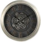 Wandklok Countryfield - Maddox S Messing - Ø64CM, Huis en Inrichting, Ophalen of Verzenden, Nieuw, Analoog, Wandklok